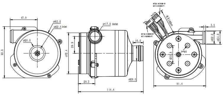 mini air blower drawing mini air blower drawing
